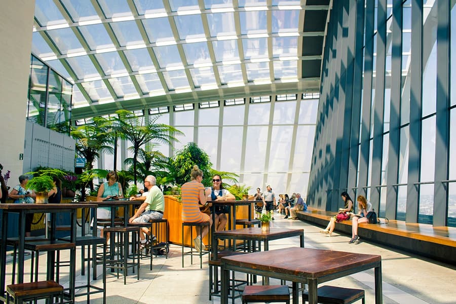 Sky Garden Early Access Tickets with Coffee & Croissant, at Sky Garden