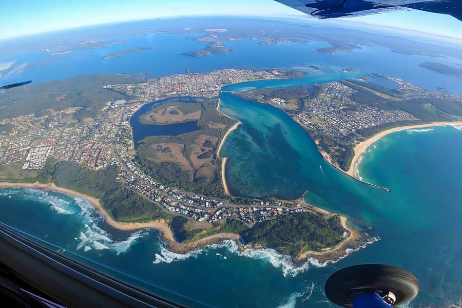 Tandem Skydive at Newcastle Beach, Sydney