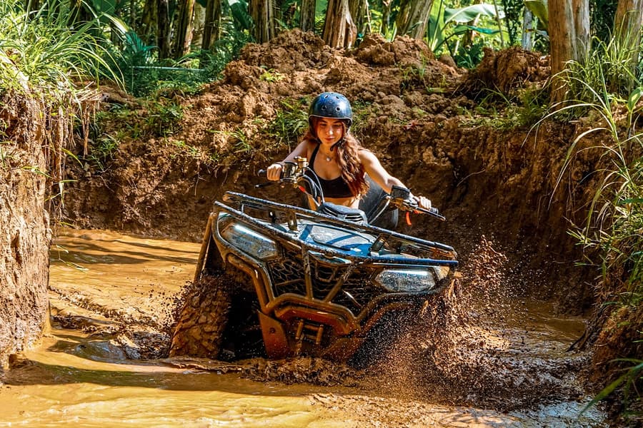 Ubud: ATV Adventure with Sacred Monkey Forest & Tegalalang Rice Terrace, Bali
