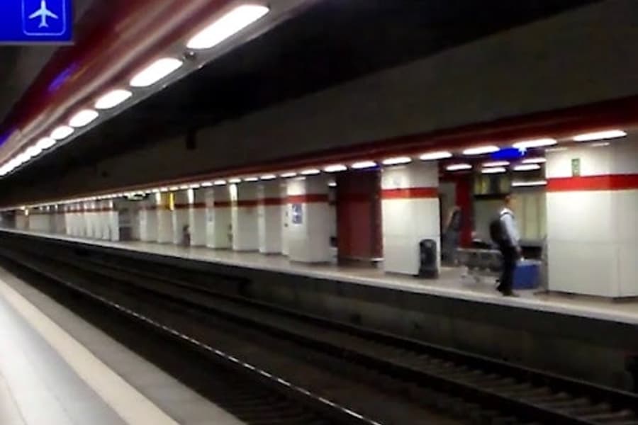 Train from Brussels to Zaventem Airport, Zaventem