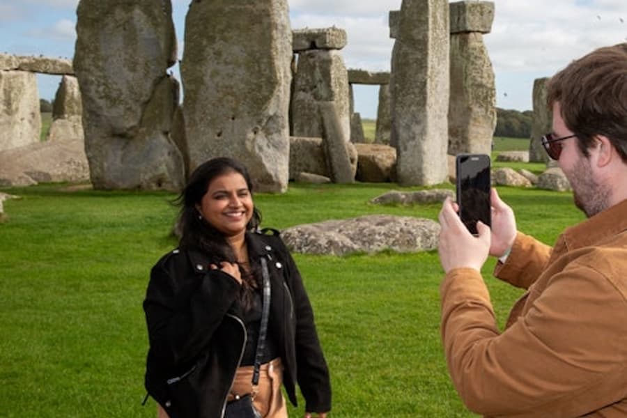 Stonehenge: Admission with Audio Guide + Premium Transport from London tickets at Stonehenge & Bath Tours from London