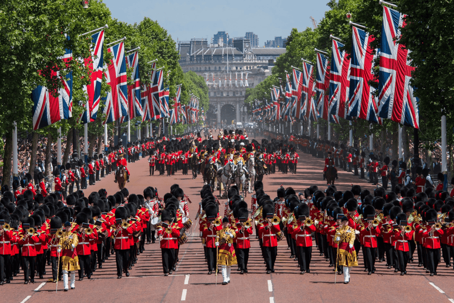 Changing the Guard Ceremony at Buckingham Palace, at Buckingham Palace
