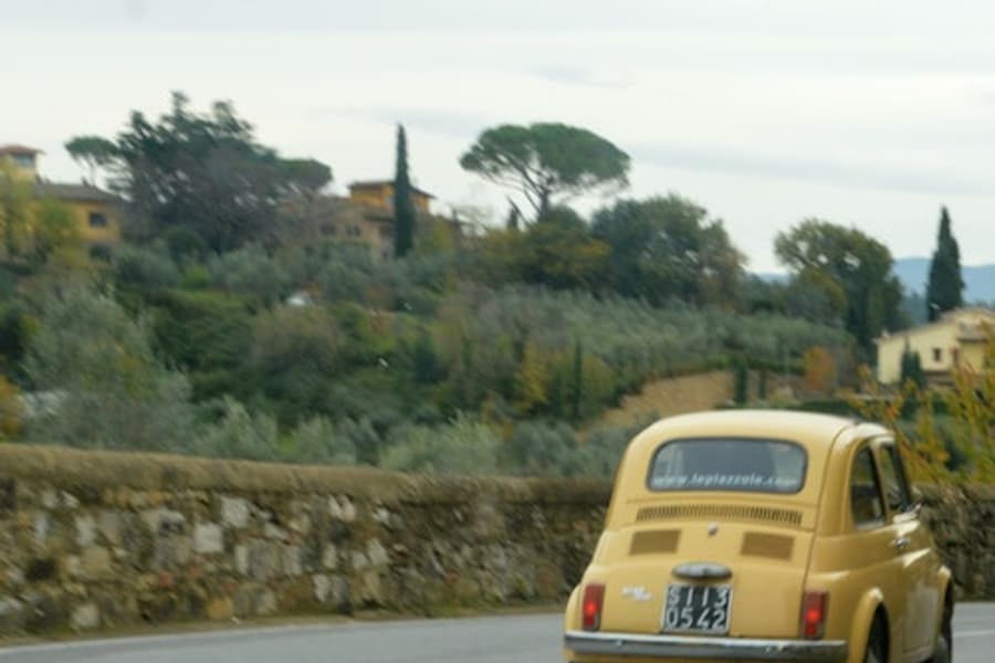 From Florence: Self-Drive Vintage Fiat 500 Tour, at Florence Food Tours, Florence