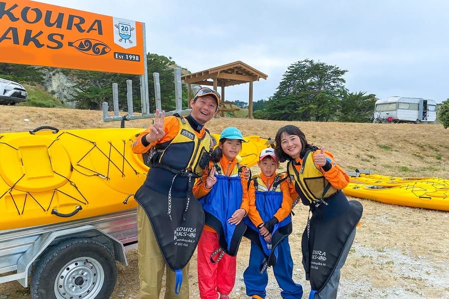 Wycieczka kajakowa z przewodnikiem obserwująca dziką przyrodę w Kaikoura, at Kaikoura kayaks, Kaikoura