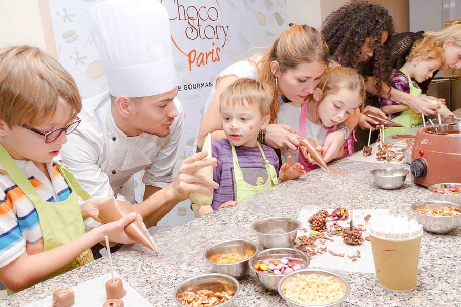 Chocolate Making Workshop at Chocolate Museum Paris, at Choco-Story Paris - Musée du Chocolat
