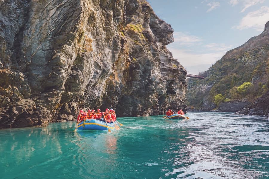 Arung Jeram Air Putih Sungai Kawarau, Queenstown