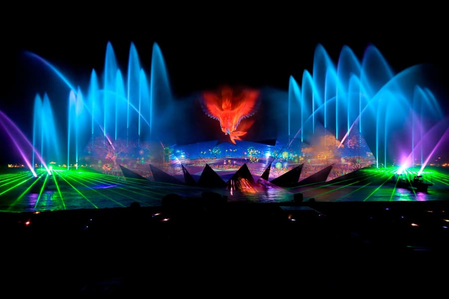 Combo: Singapore Cable Car Round-Trip Sky Pass + Wings of Time tickets at Madame Tussauds Singapore