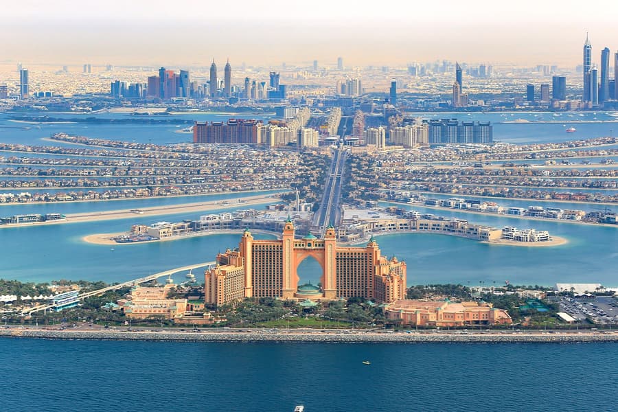 Tour de Helicóptero em Dubai saindo do Atlantis, The Palm, Dubai