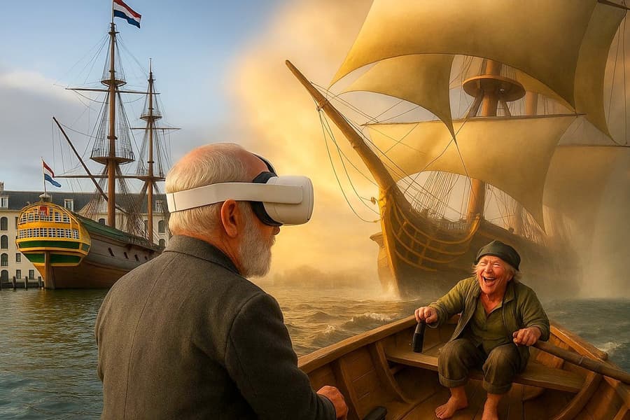 Amsterdam: 75-Min Canal Cruise with Historic VR Experience, Amsterdam