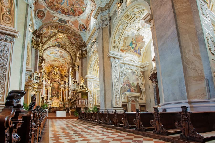 Entry to Klosterneuburg Monastery, at Klosterneuburg Monastery, Vienna