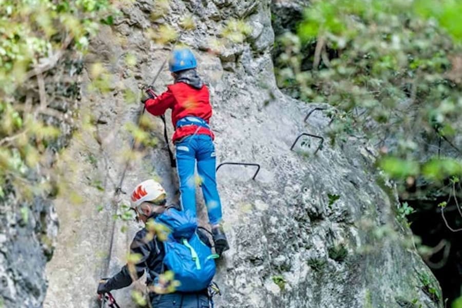 Via Ferrata Rio Sallagoni, at Lake Garda Canyoning, Arco