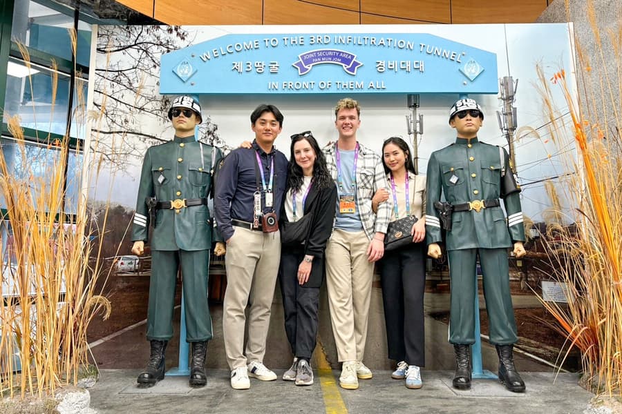 From Seoul: DMZ Half-Day Guided Tour with Round Trip Transfers, at Myeongdong Subway Station Exit 9