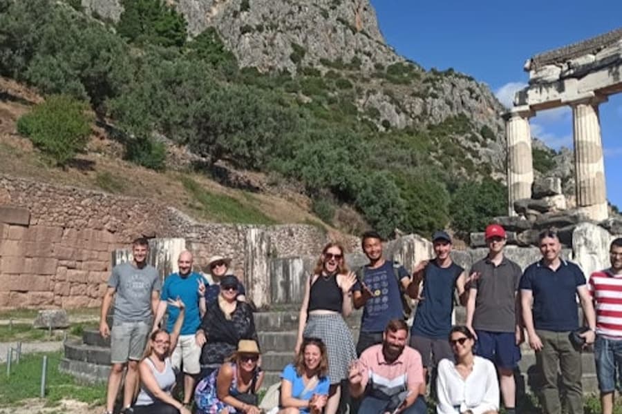 Delphi: VR Tour + Transport from Athens (Without Entry), at Delphi Day Trips from Athens