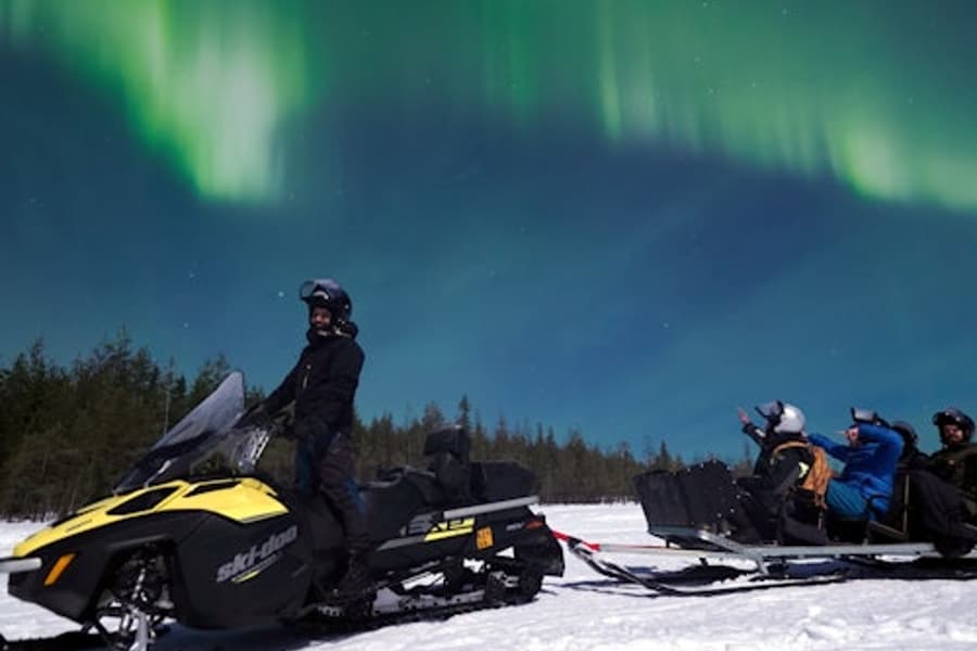 Northern Lights Sleigh Ride, Rovaniemi