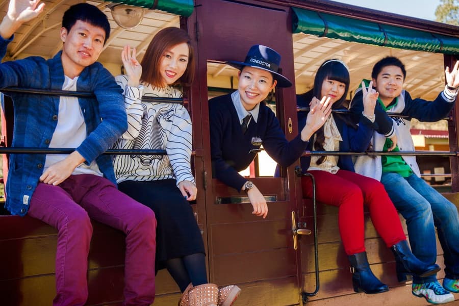 Mula Melbourne: Puffing Billy Steam Train Half-Day Tour na may Transfers, Melbourne