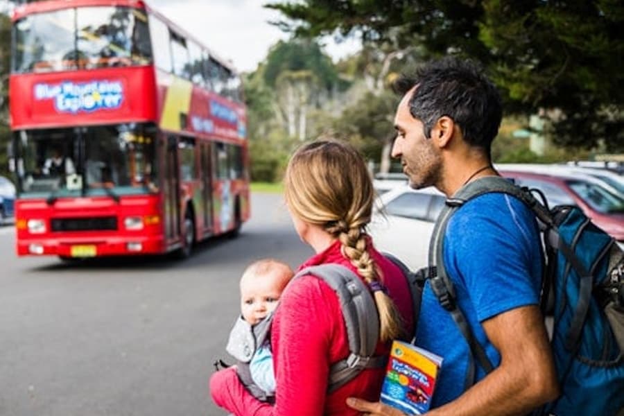 Montagne Blu Sydney: Bus Hop-on Hop-off + Pass con Corse Illimitate a Scenic World, Katoomba