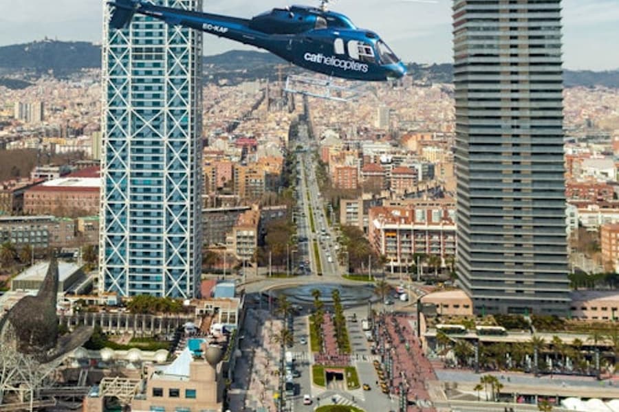 Barcelona Coast Helicopter Flight