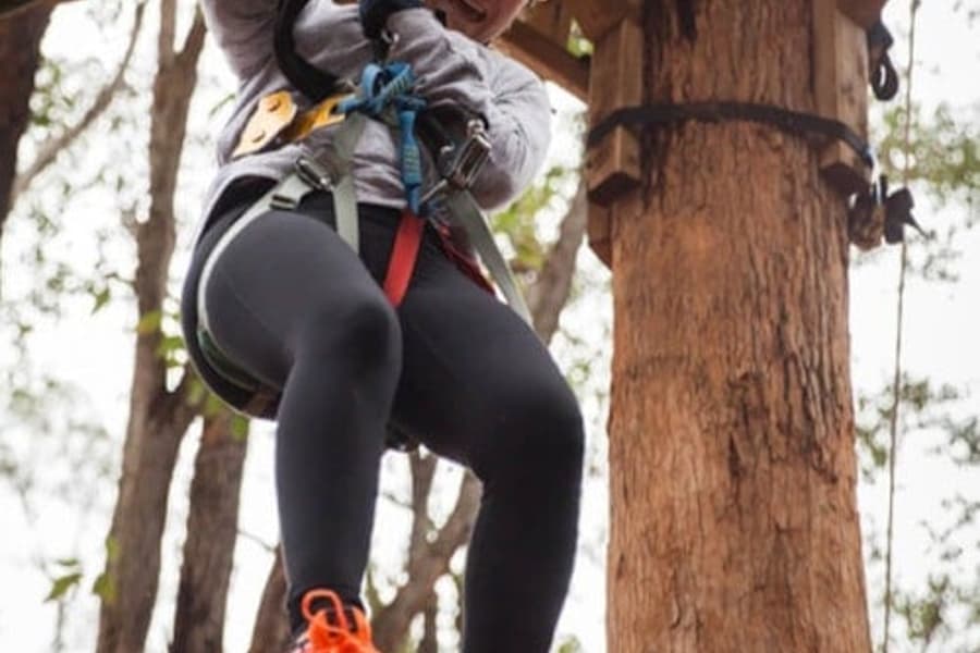 ツリータップスアドベンチャー ニューカッスル:ロープコース, at Treetops Adventure, Dwellingup
