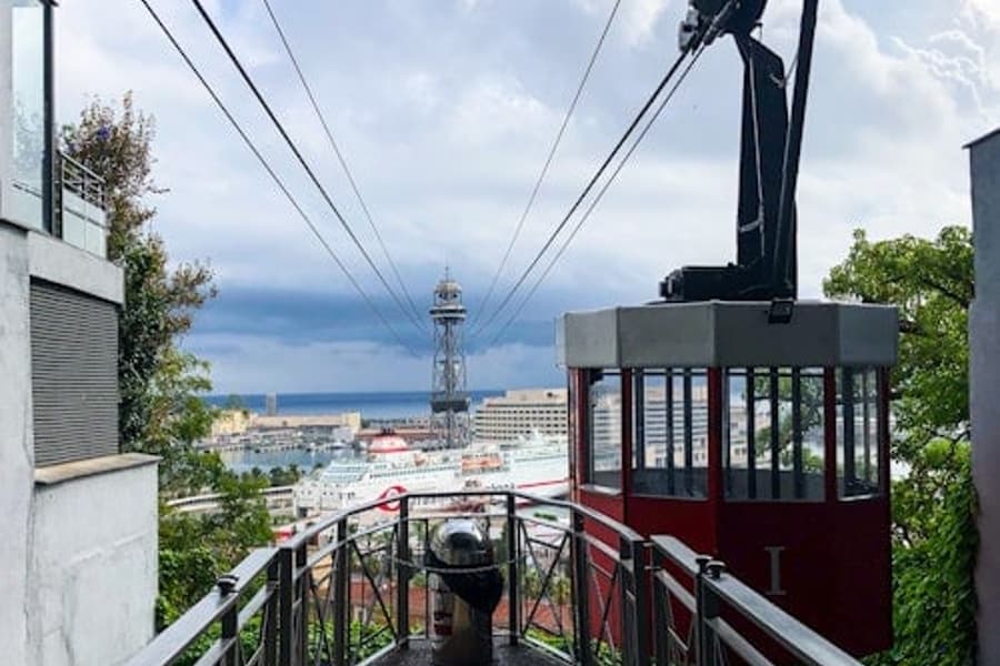 Barcelona Cable Car: One Way from Montjuic Mountain tickets at Barcelona Cable Car (Port Cable Car)