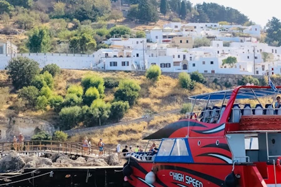Rhodes: High-Speed Boat to Lindos, Rhodes