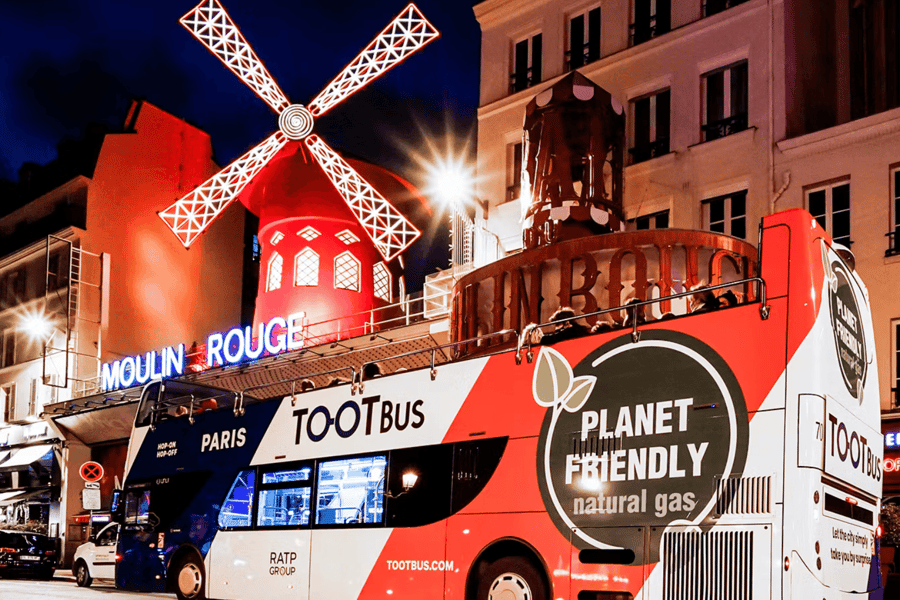 Tootbus: Tour Noturno de Autocarro em Paris, at Pl. du Carrousel, Paris