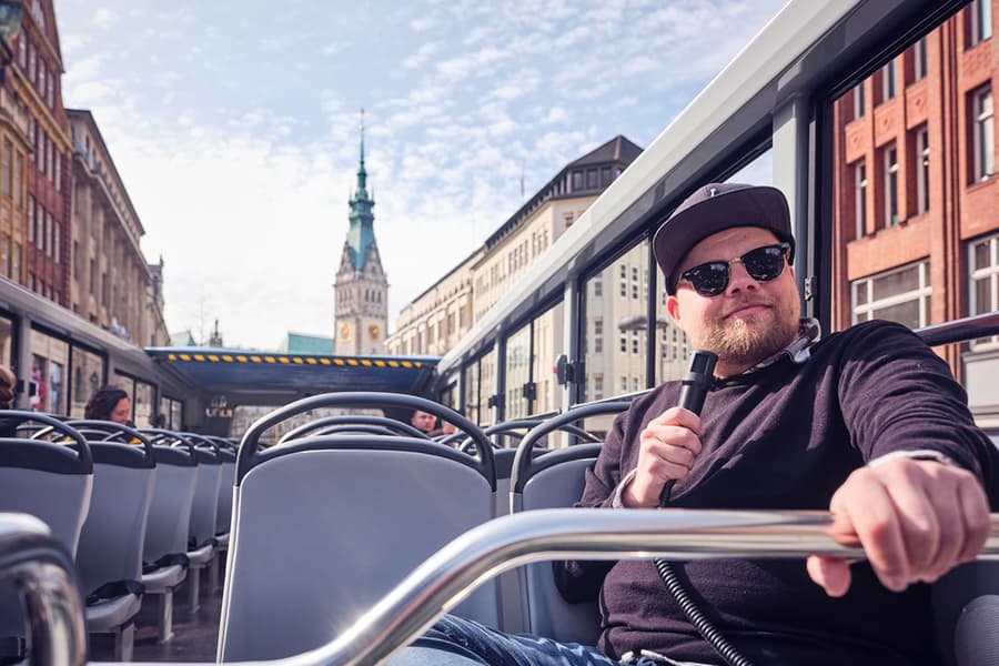 City Tours: Hamburg Hop-On Hop-Off Bus Tour with Optional Elbe River Cruise, Hamburg