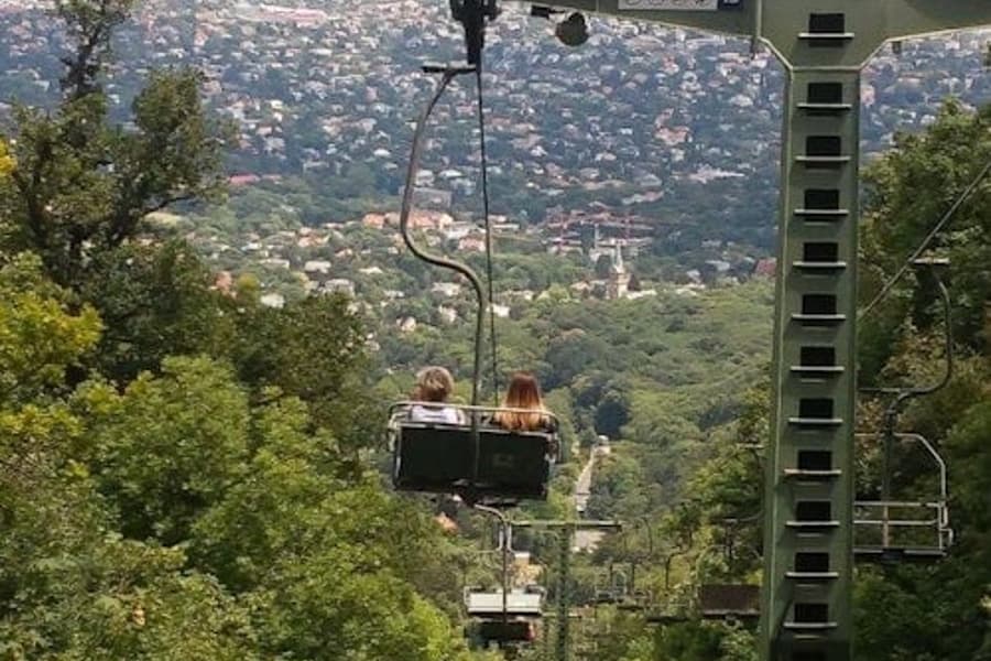 Budapest : Visite guidée privée du belvédère Élisabeth, billet pour le télésiège + transport, Budapest