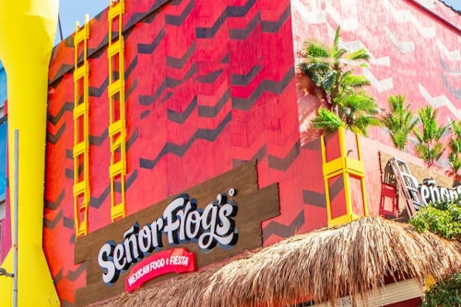 Сеньйор Фрогс Плая-дель-Кармен: Прохід Фрогс, at Señor Frog's Playa del Carmen, Playa Del Carmen