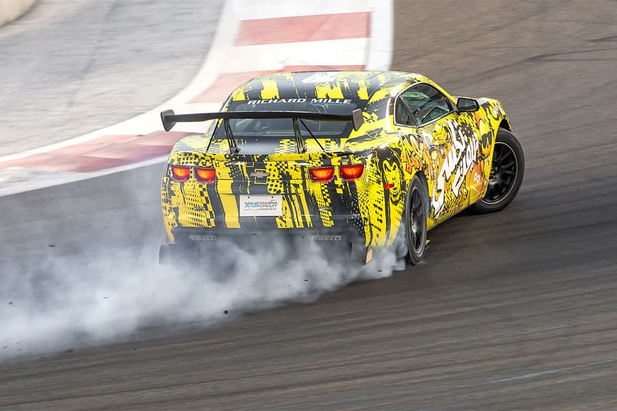 Пътническо изживяване с Chevrolet Drift Taxi на пистата Yas Marina, at Yas Marina Circuit, Abu Dhabi