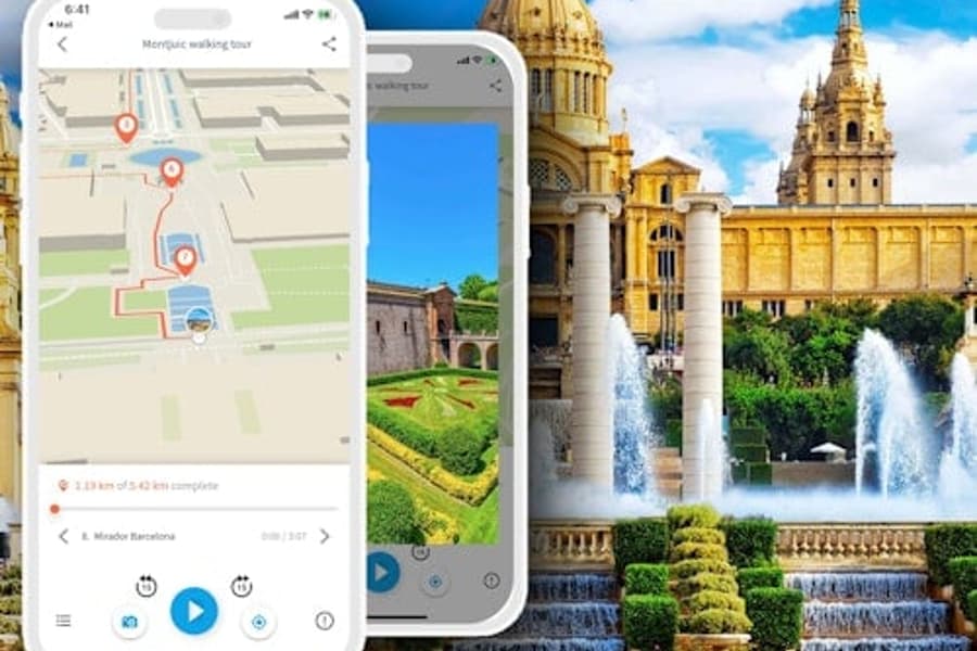 Montjuic Park Barcelona: Audio Guide App by TouringBee, at Montjuic Park
