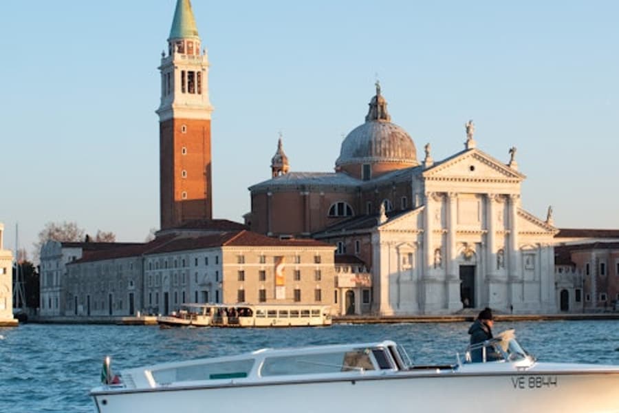 Venice: Water Taxi to Santa Lucia Station from Hotel, at Venice Boat Transfers