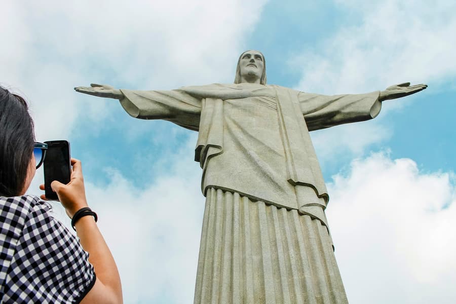 Entradas para el Cristo Redentor con traslado en tren a Corcovado, at Cosme Velho, Rio de Janeiro