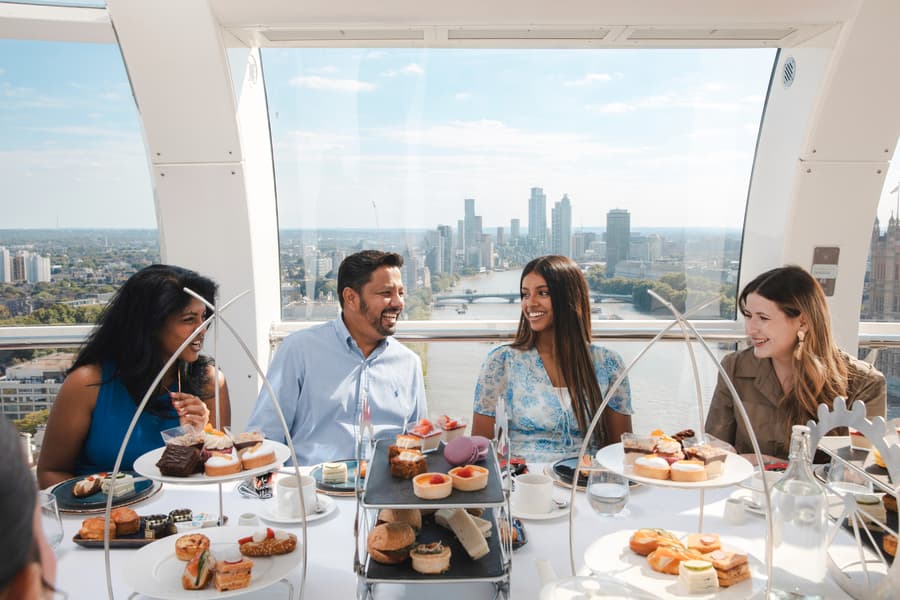 London Eye Afternoon Tea Experience tickets at London Eye Ticket Office