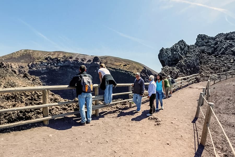 From Pompeii: Mount Vesuvius Entry Tickets with Round-Trip Transfers, Pompeii and Naples
