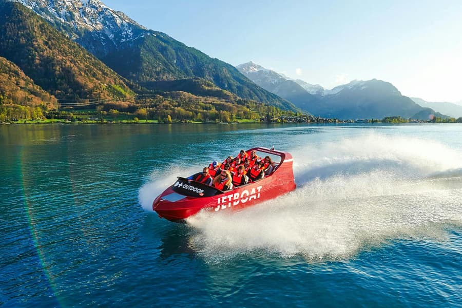Lake Brienz Jetboat Tickets, at Jet Boat Interlaken, Interlaken