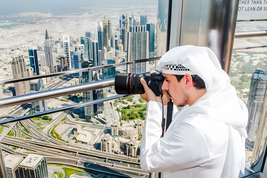 Tickets to Burj Khalifa At the Top: Level 124 & 125 with Meal at Rooftop at The Burj Club, at Burj Khalifa