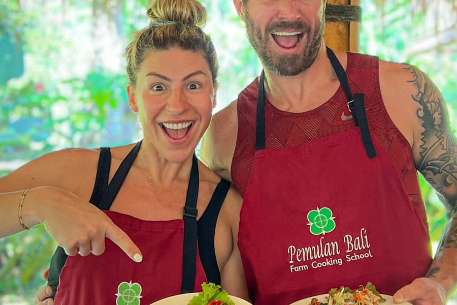 Bali: Ubud Village Cooking Class + Organic Farm Tour, at Bali Culinary Tours, Bali