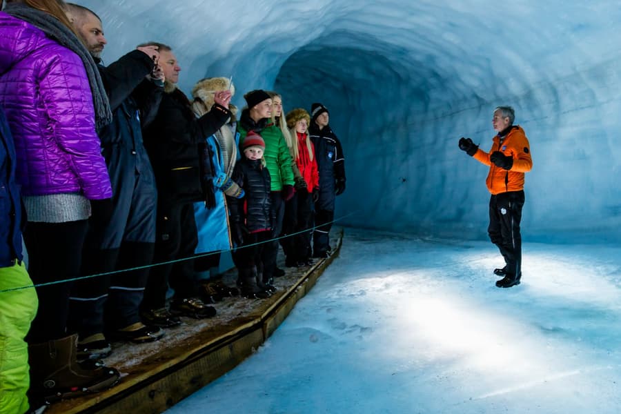 Langjökull Glacier: Guided Tour with Transport from Húsafell tickets at Glacier Adventures Iceland