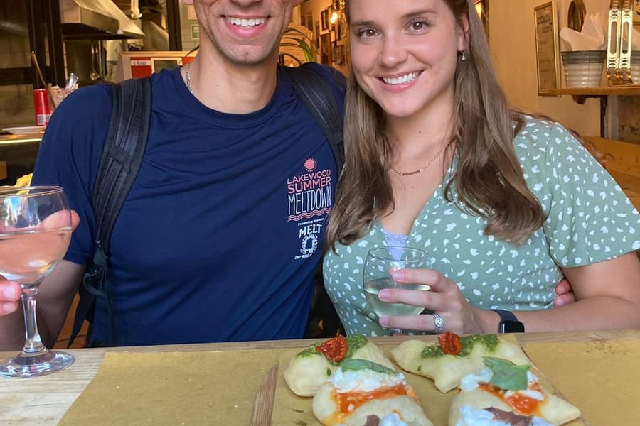 Rome: Sunset Pizza & Drinks Tour by the Colosseum, at Rome Food Tours