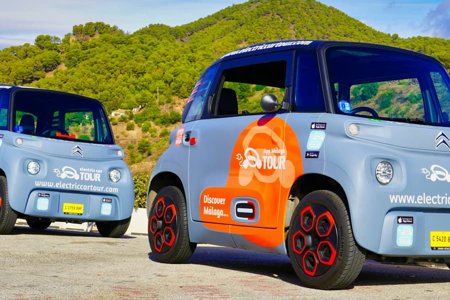 Montes de Málaga Natural Park: Guided Electric Car Tour + Lunch, at Malaga City Tour, Malaga