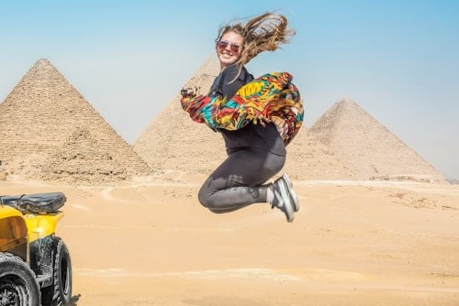 Quad & Camel Ride Tour Around the Pyramids from Cairo or Giza, Giza