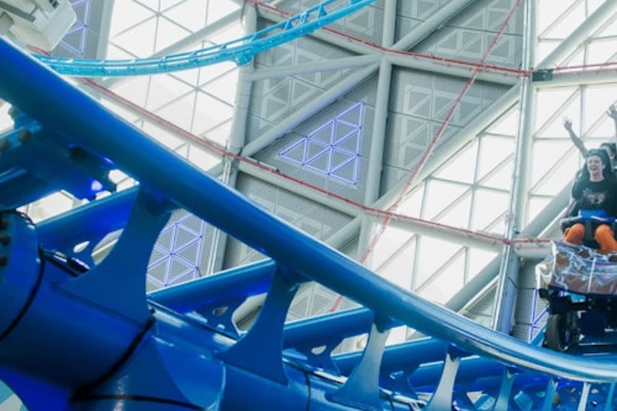 The Storm Coaster Dubai, at The Storm