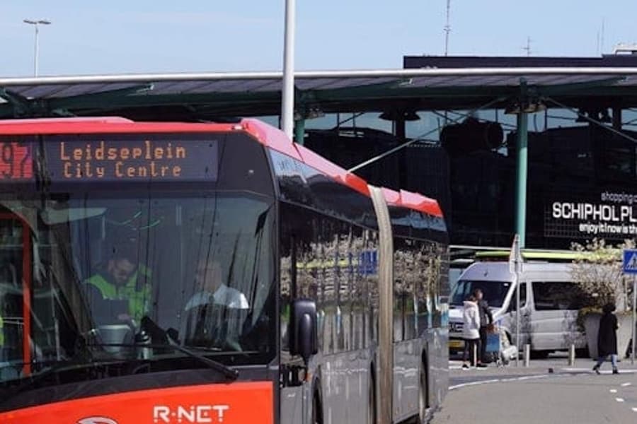 Roundtrip Bus from Schiphol Airport to Amsterdam City Center + Audio Guide App tickets at Amsterdam Schiphol Airport Transfers