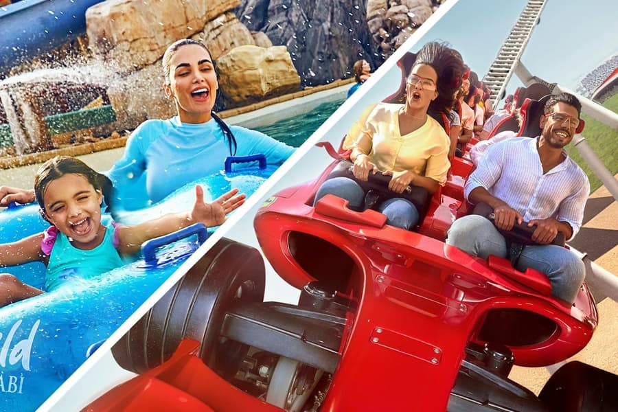 Yas Island Abu Dhabi: 4 Park Ticket, at Yas Island