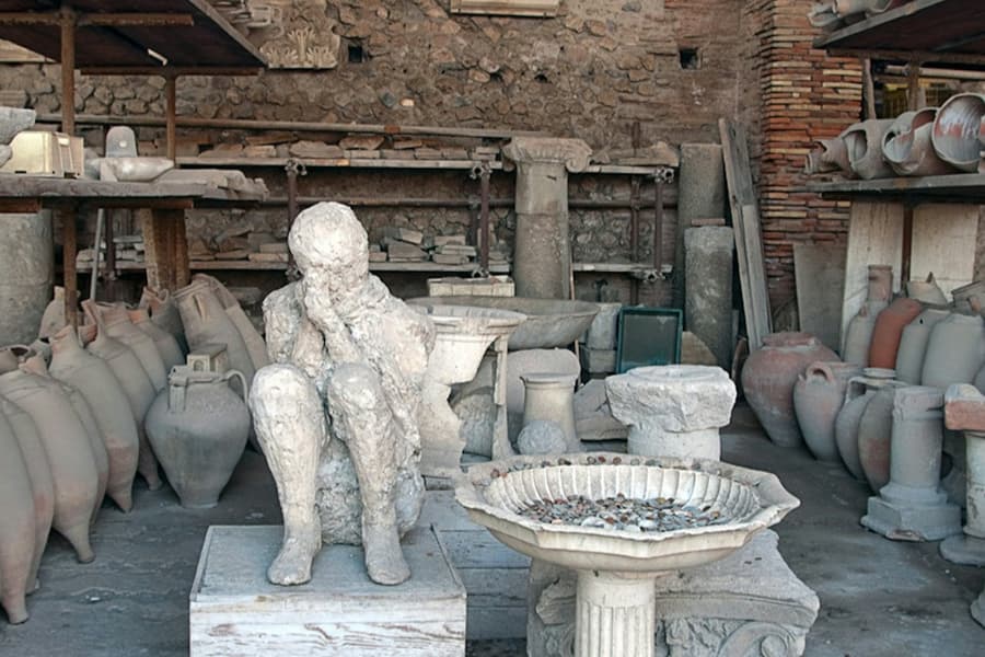 Pompeii, Herculanuem & Vesuvius: Skip The Line Tickets + Roundtrip From Naples, at Pompeii Day Trips from Naples, Naples