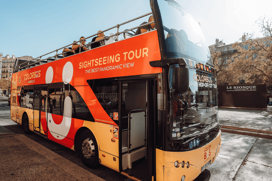 Colorbüs Marseille: 24 or 48-Hr Hop-on Hop-off Sightseeing Bus Tour, at Marseille Bus Tours, Marseille
