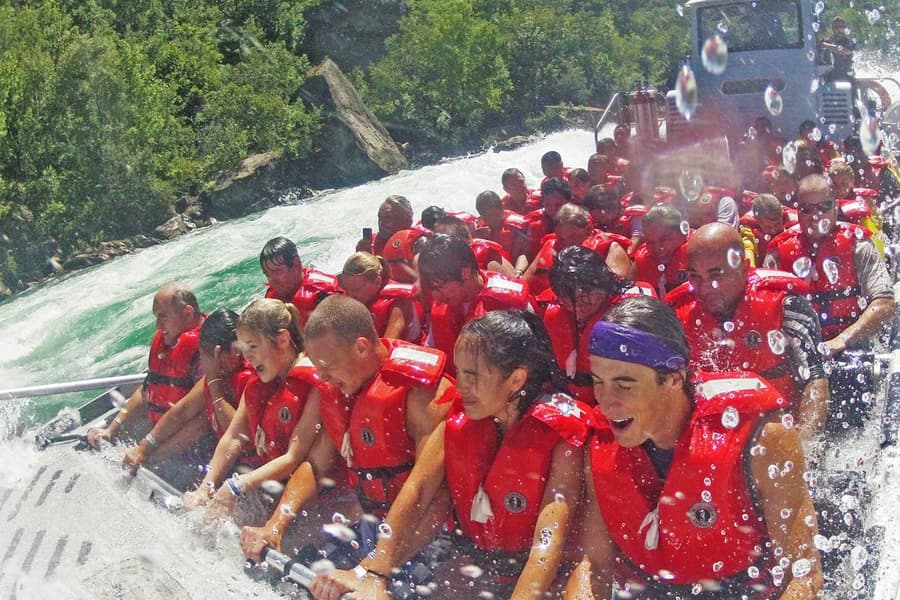 Lewiston, New York: Whirlpool Jet Boat Tour, at Niagara Falls Tours & Attractions (USA), Niagara Falls (US)