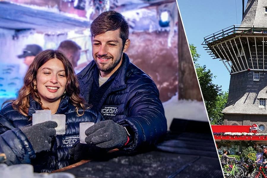 XtraCold Icebar Amsterdam: Entry Ticket + Hop-on Hop-off Bus, at XtraCold Icebar Amsterdam