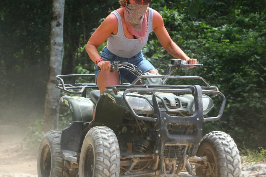 Mayan Jungle Rush: ATV + Ziplines + Lunch + Transfer, Cancun