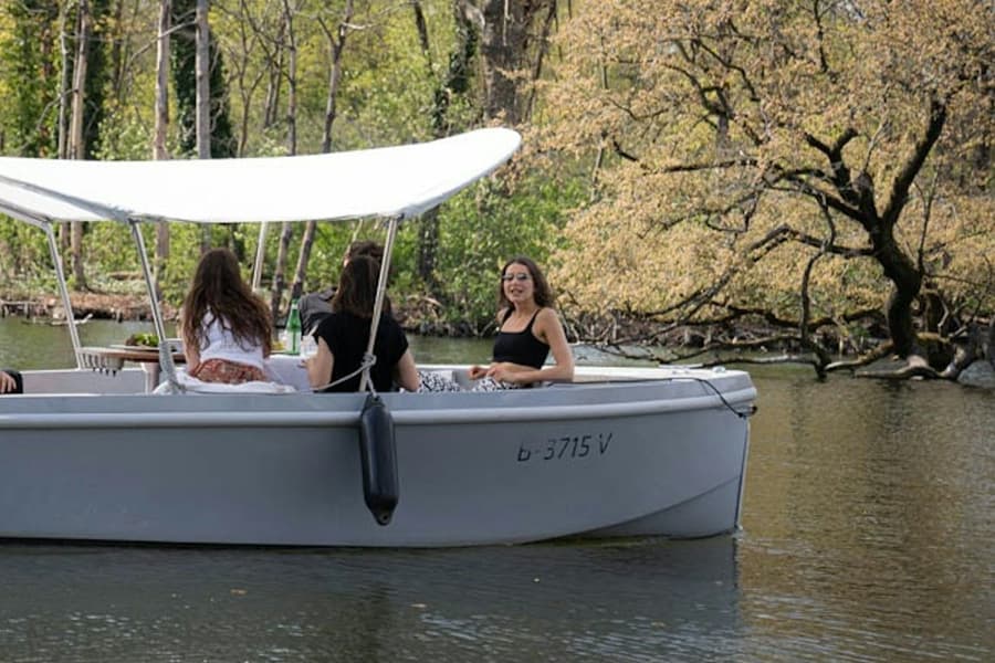 East Harbor Berlin: 1, 2, or 3-Hour Boat Rental (No License Required), at Berlin Sightseeing Cruises